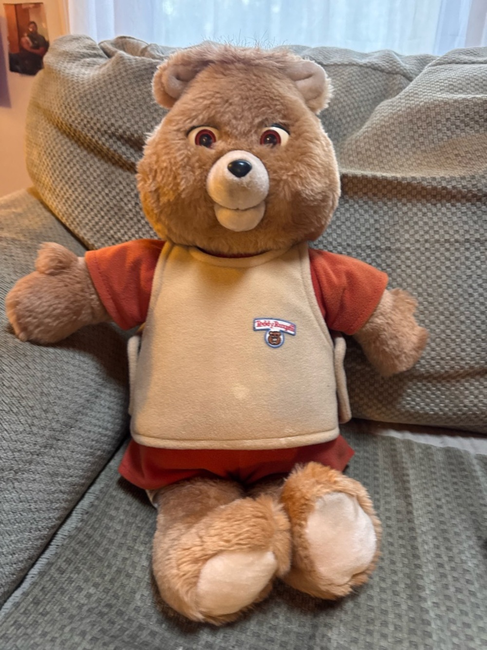 Vintage Teddy Ruxpin Talking Bear 1985 Untested Plush Animatronic Toy